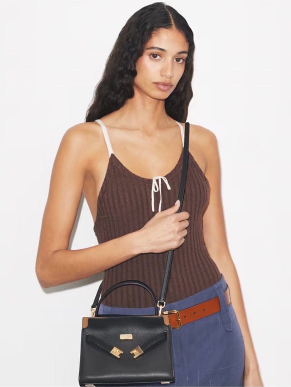 TORY BURCH PETITE LEE RADZIWILL DOUBLE BAG - Picture 9 of 9